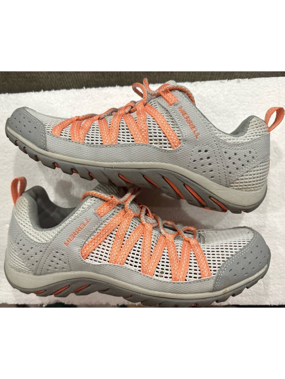 Merrell Women's Coastrider Ice/Coral Walking Shoes size 9